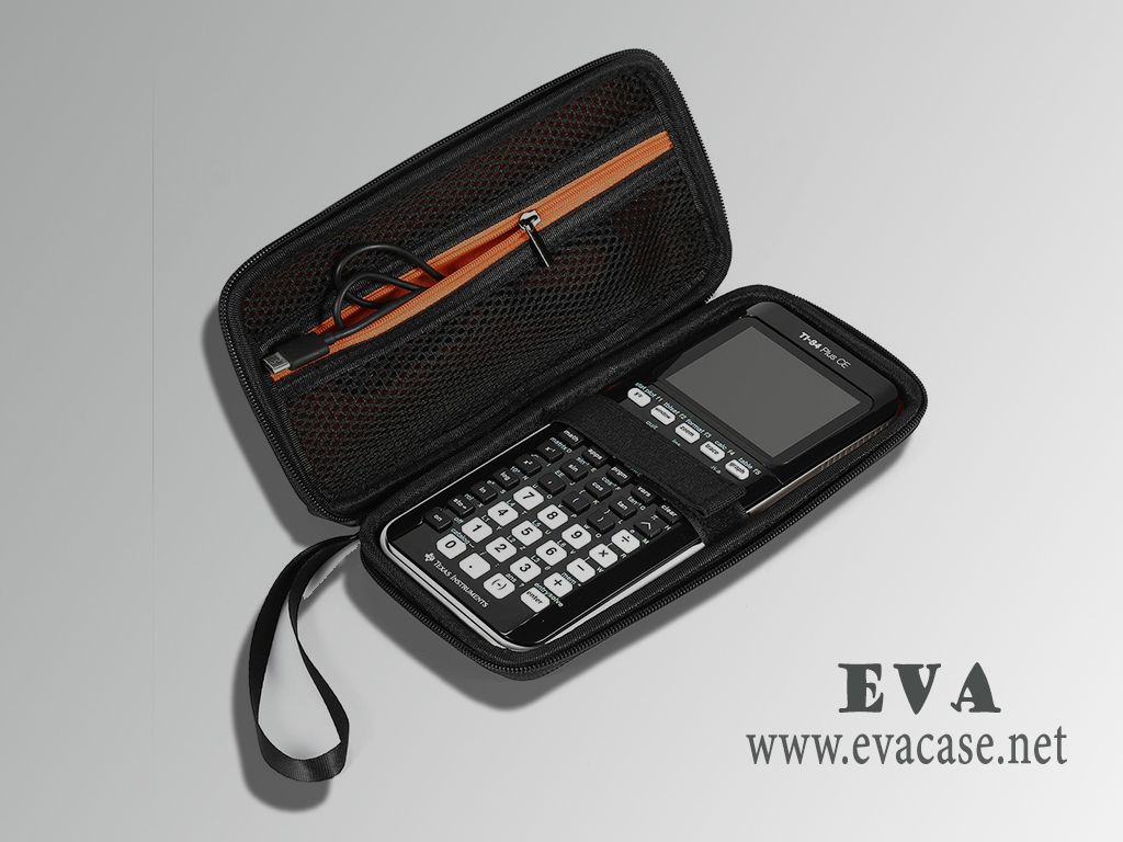 Rigid EVA Graphics Calculator organizer pouch with silk printing logo